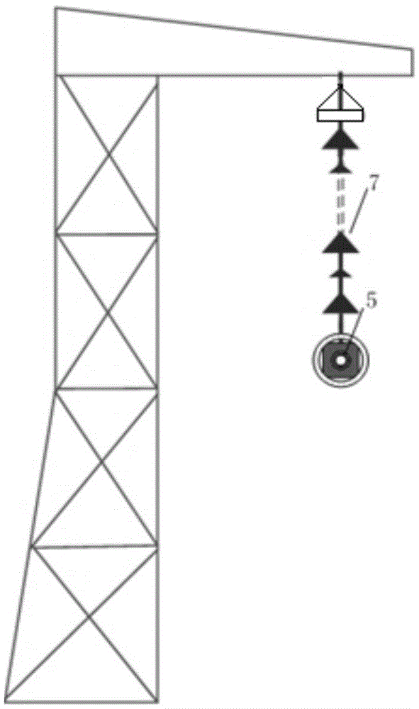 A protection device against wind and deflection flashover for transmission lines