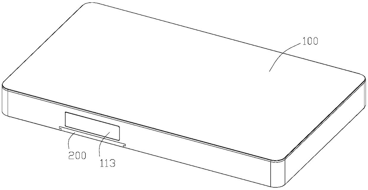 Display structure of electronic scale and projection electronic scale with drawer type receiving panel