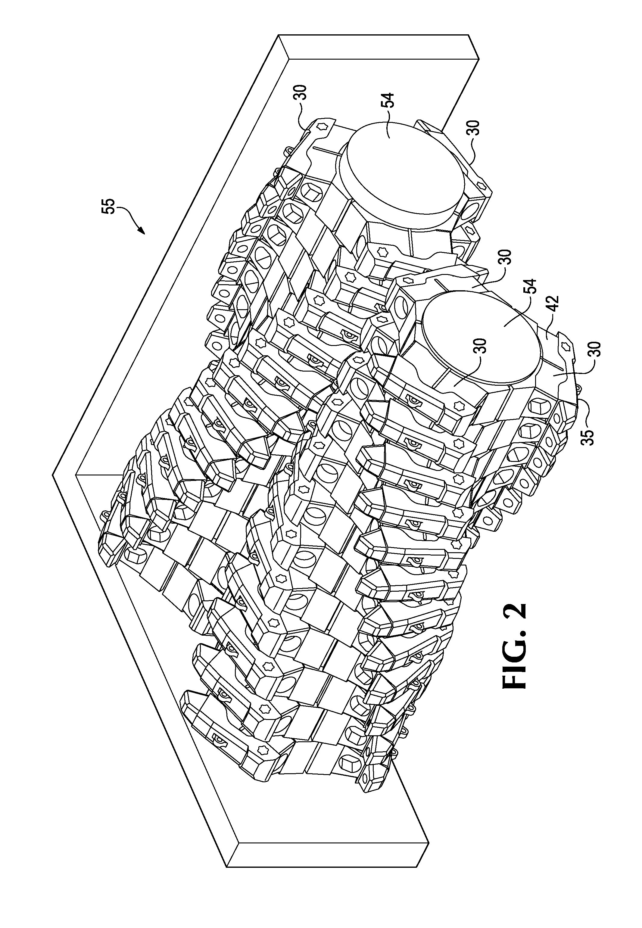 Replaceable wear parts for an earth-working roll