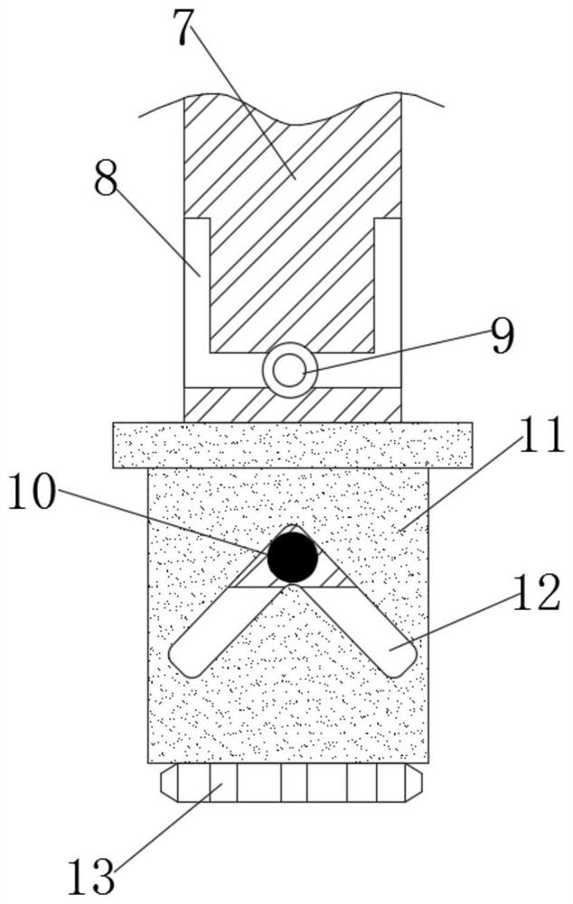 Drilling device for photoelectric technical material