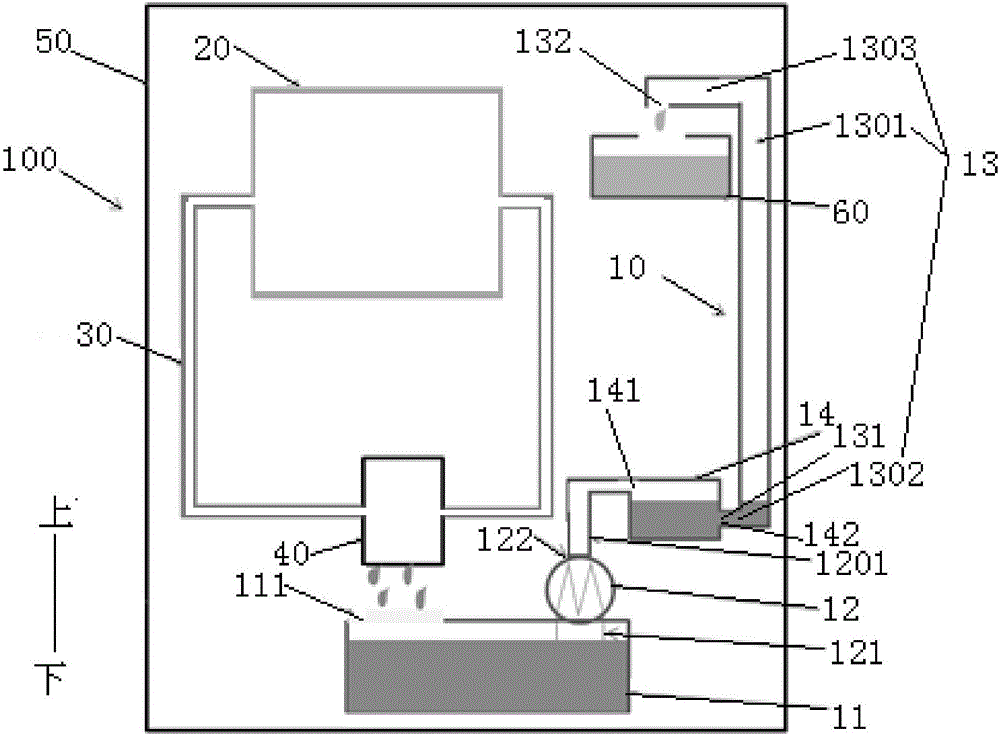 Clothes dryer and drainage system thereof