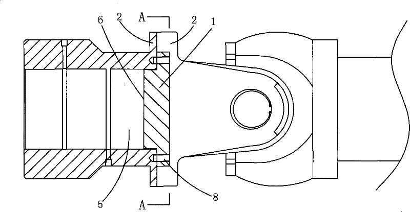 End-surface key structure for coupler