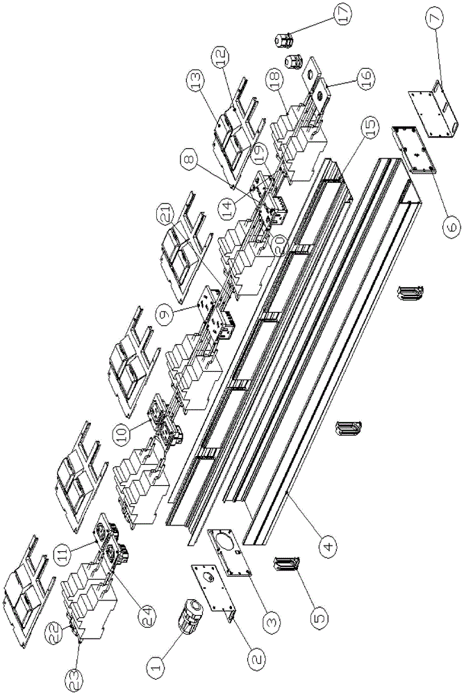 Compatible with socket and cable output center-mounted power distribution pdu on both sides of the busbar