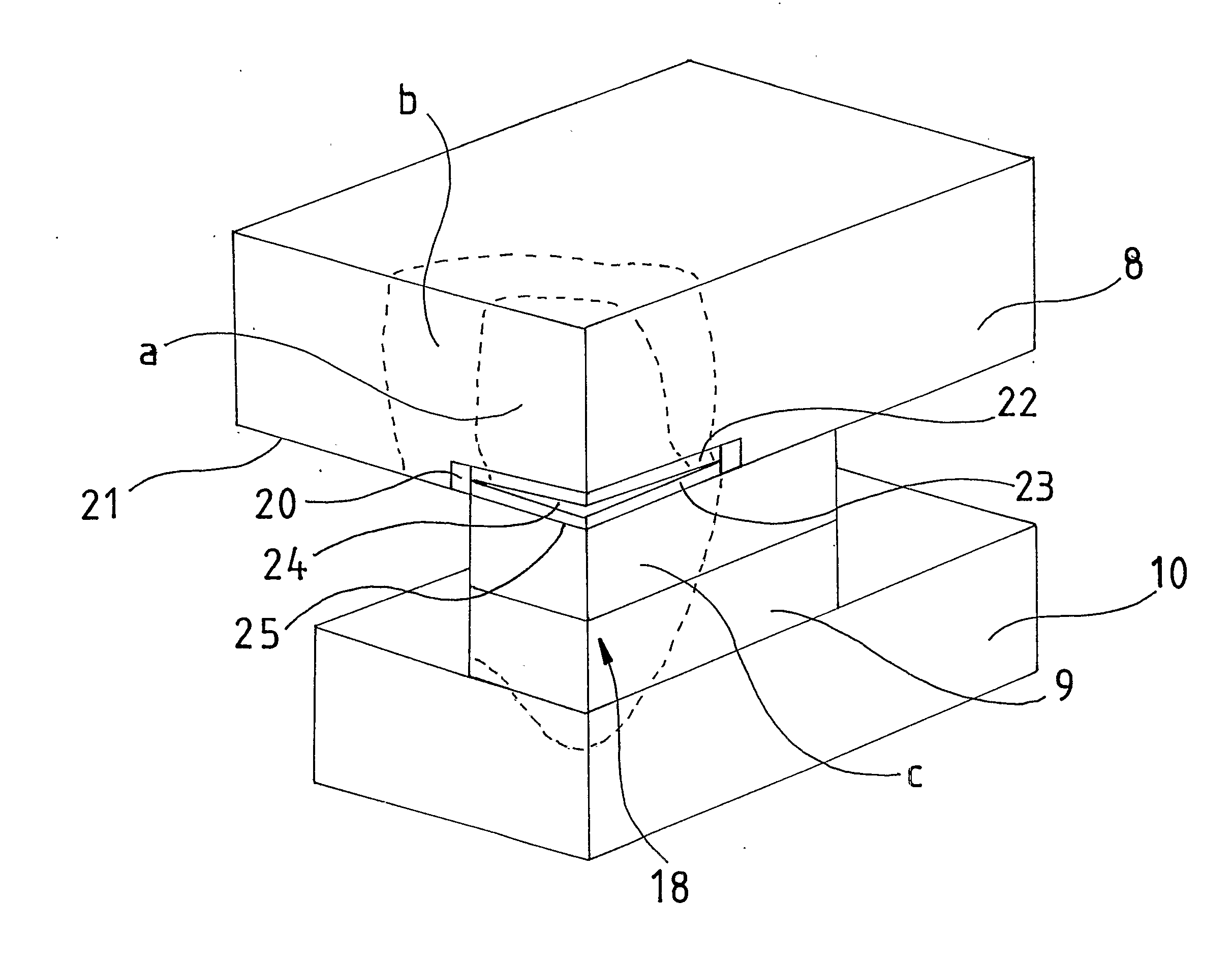 Apparatus and method for compensating for stress deformation in a press