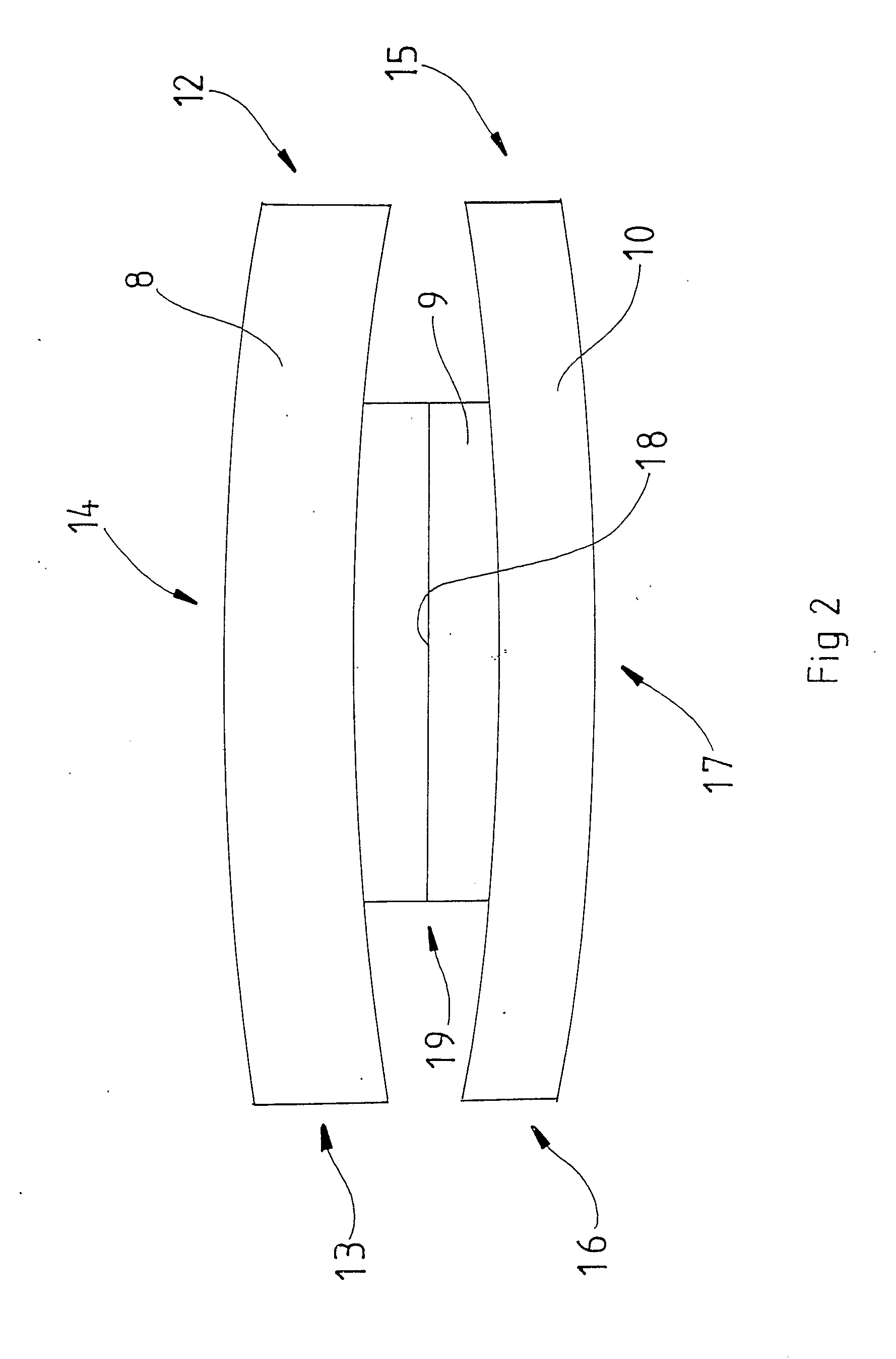 Apparatus and method for compensating for stress deformation in a press