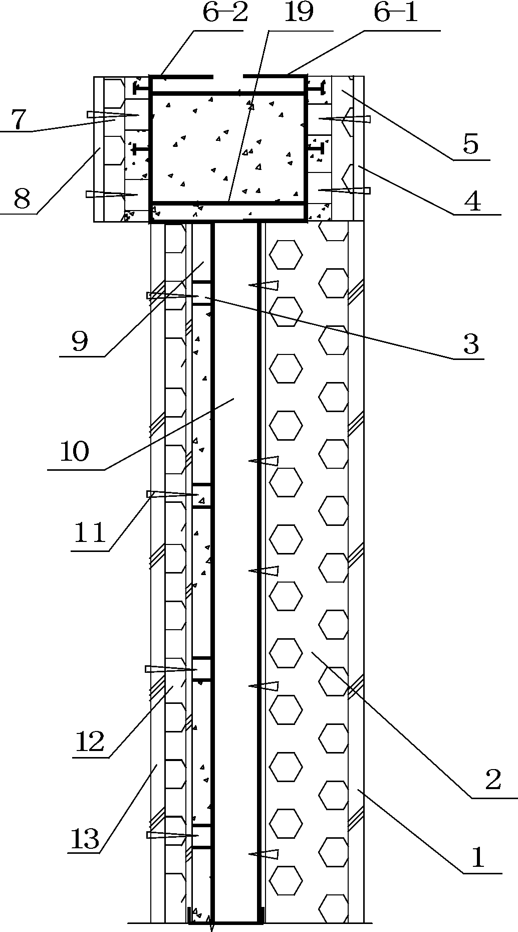 Steel structure concrete internal-external thermal insulation integration module house