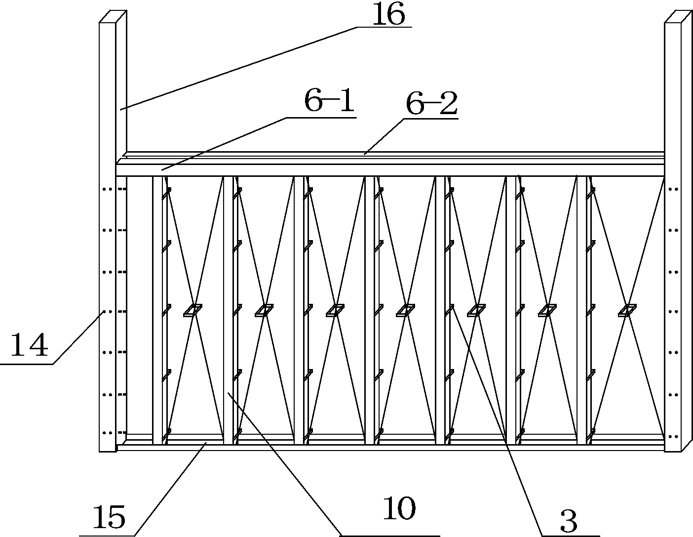 Steel structure concrete internal-external thermal insulation integration module house