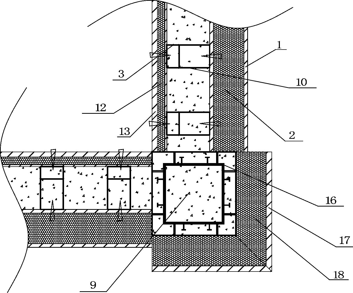 Steel structure concrete internal-external thermal insulation integration module house