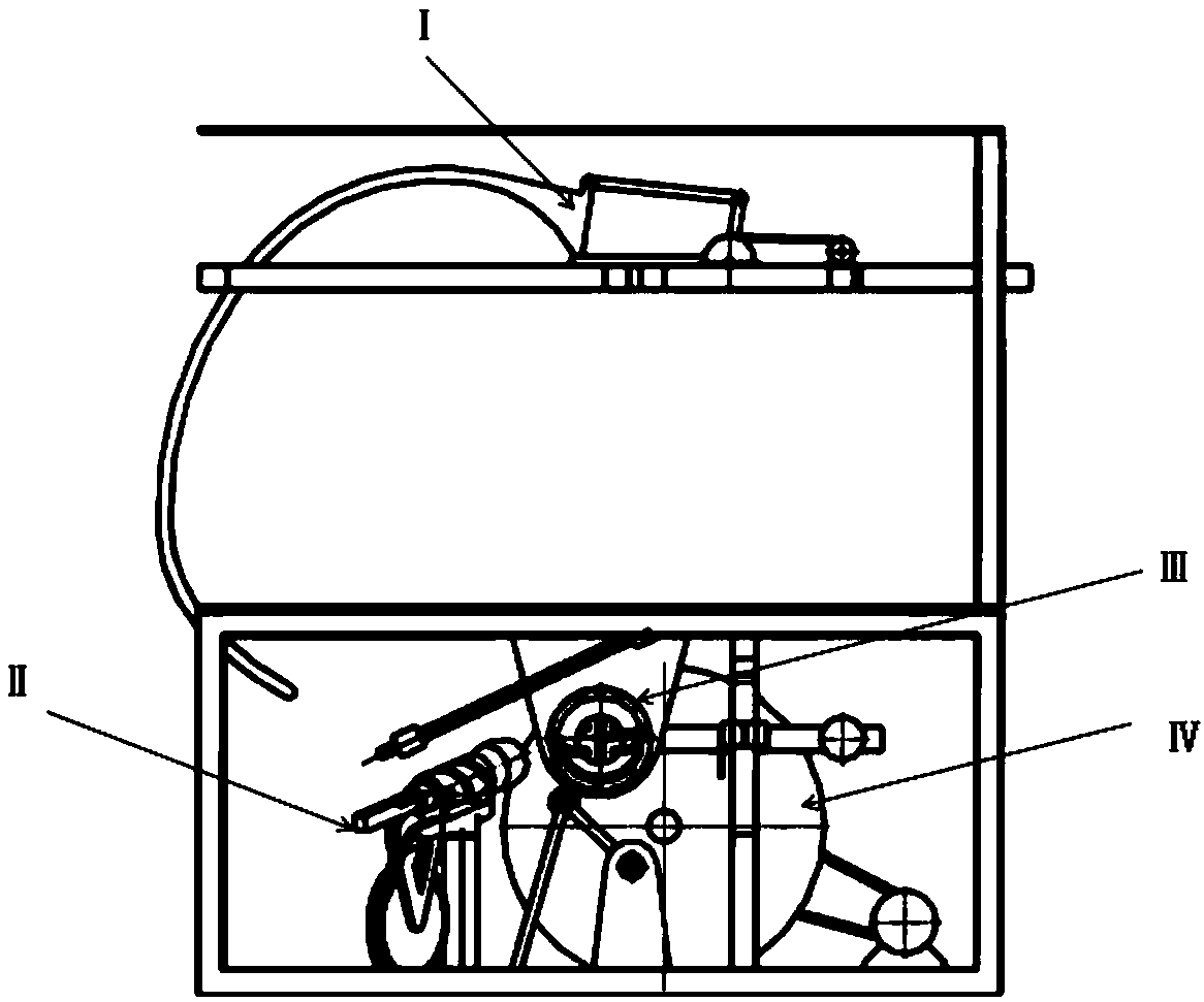 Vegetable knot-tying device based on line pressing mechanism