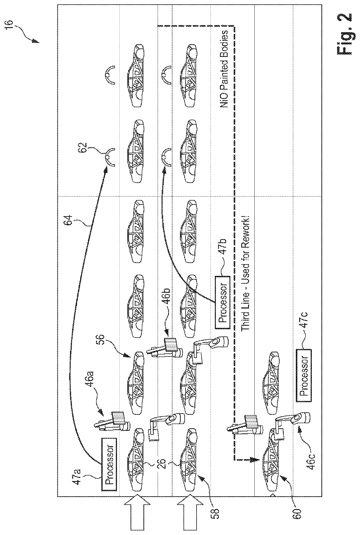 Automobile manufacturing plant and method