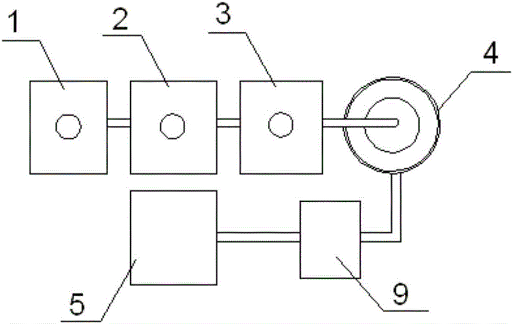 Device for treating sewage by magnet intervention