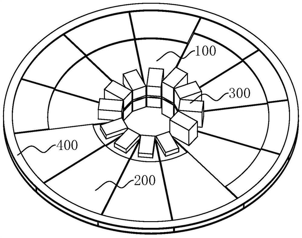 Broadband response element applied to rail train