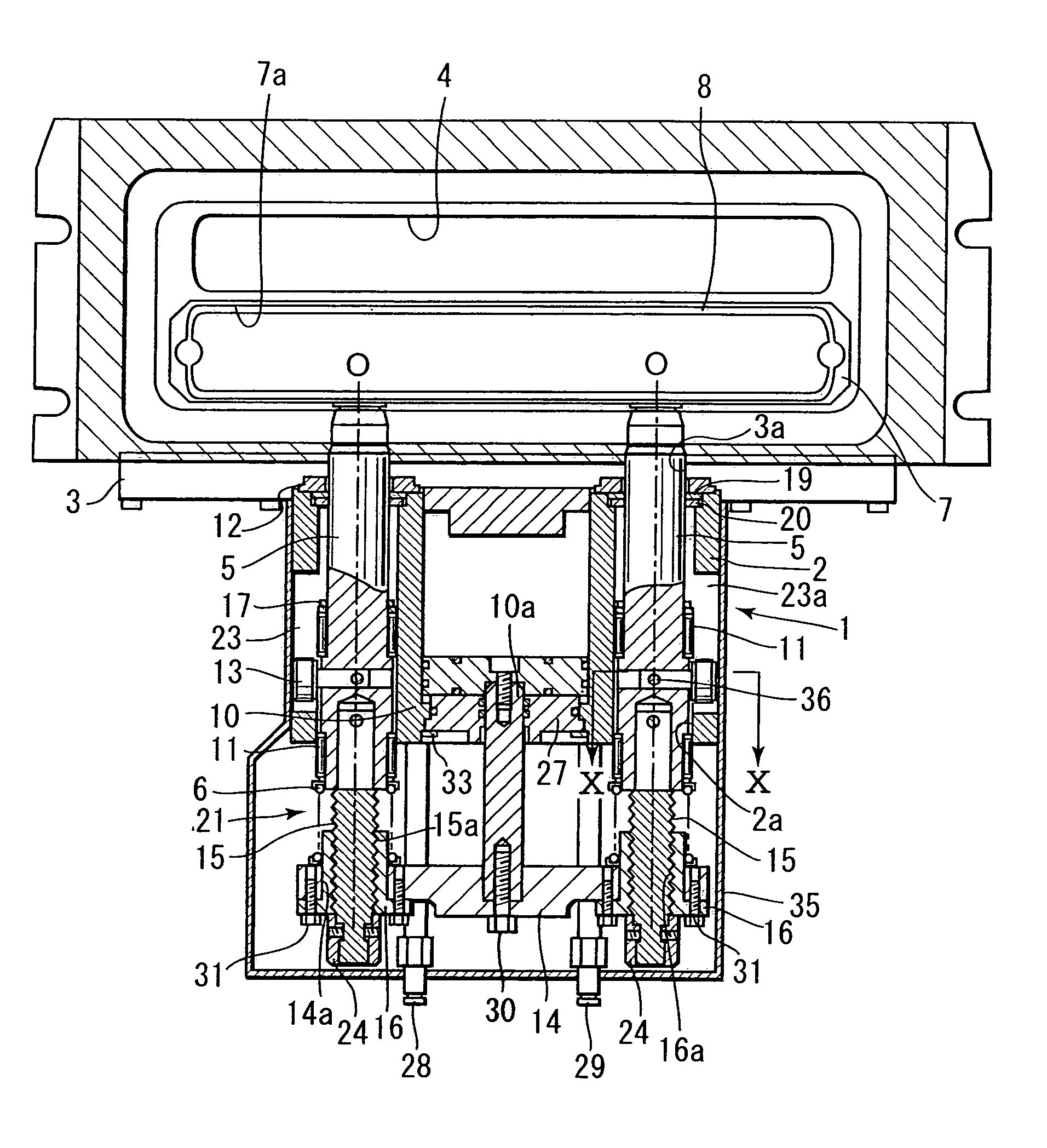 Non-rubbing gate valve for semiconductor fabrication apparatus