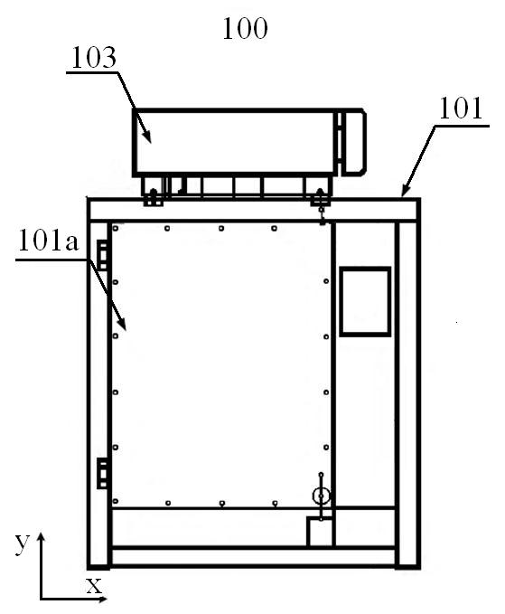 Vacuum baking oven for pole pieces of battery