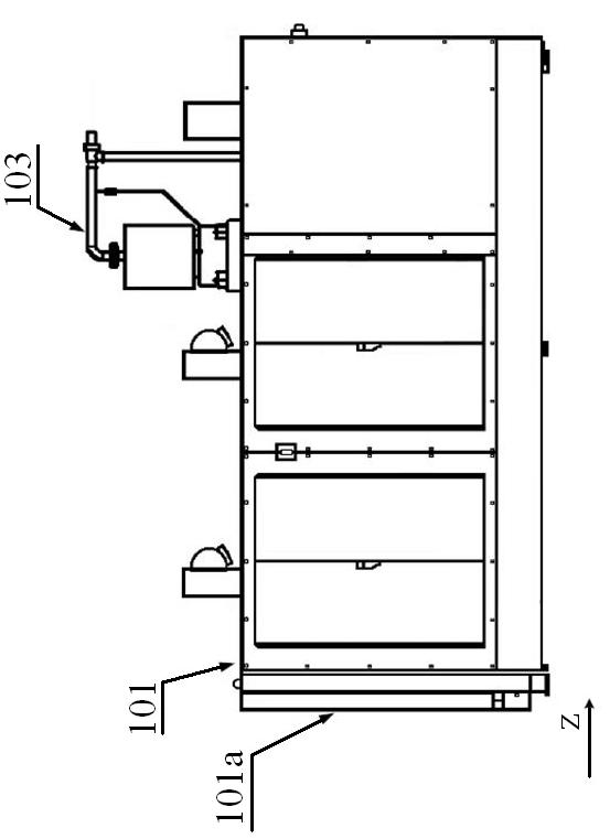 Vacuum baking oven for pole pieces of battery