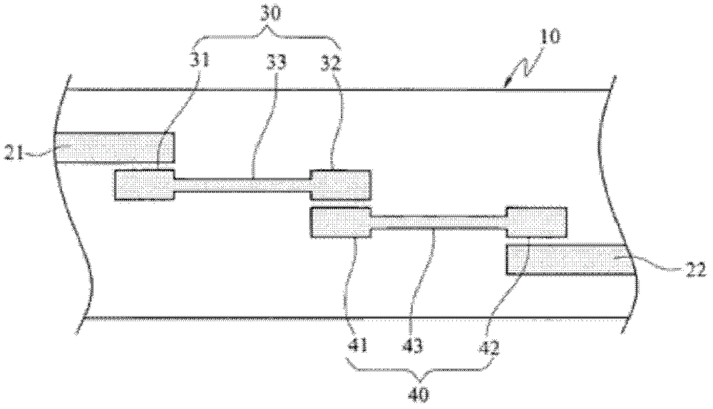 Double-band-pass microstrip filter