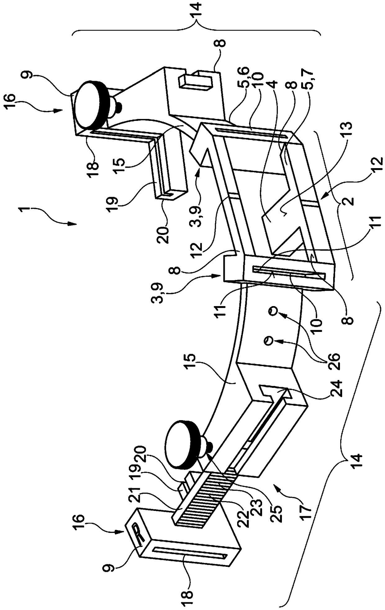 Fibula bone material removal and transfer template