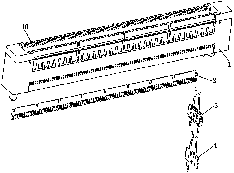 Connector and shielding sheet