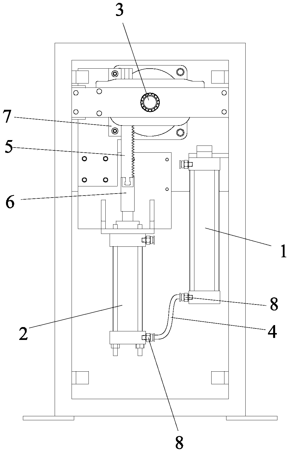 Welding jig overturning method and device