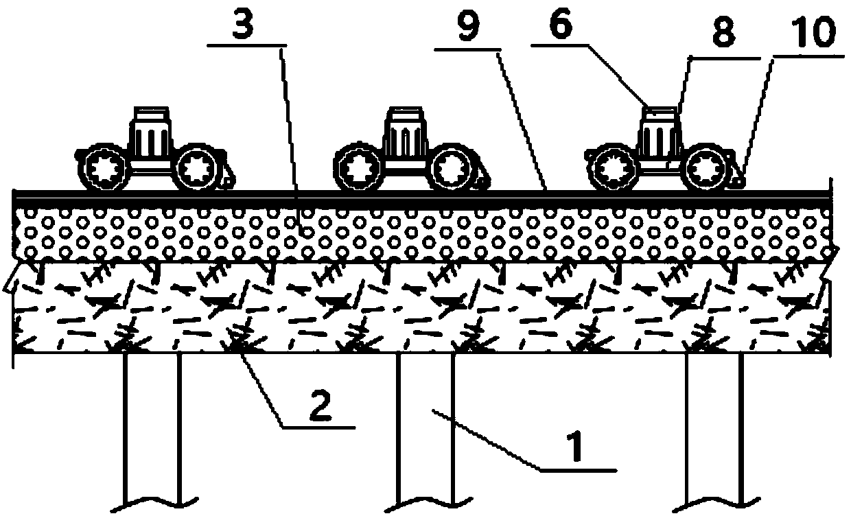 Sliding track vehicle for dragging and launching drilling ship