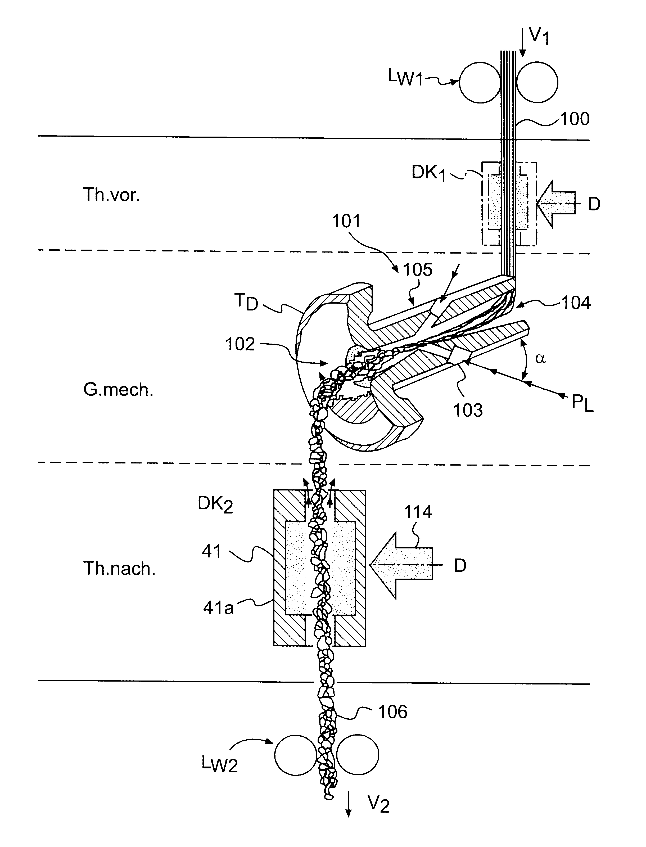 Method for air-bubble texturing endless filament yarn, yarn finishing device and its use