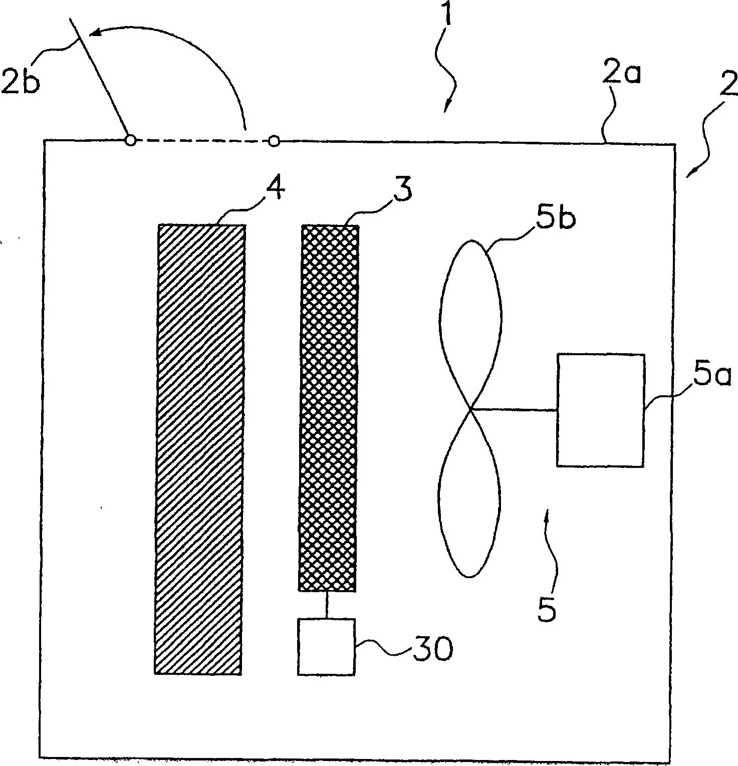 Device for regaining deodoration function and air conditioner equipped with the device