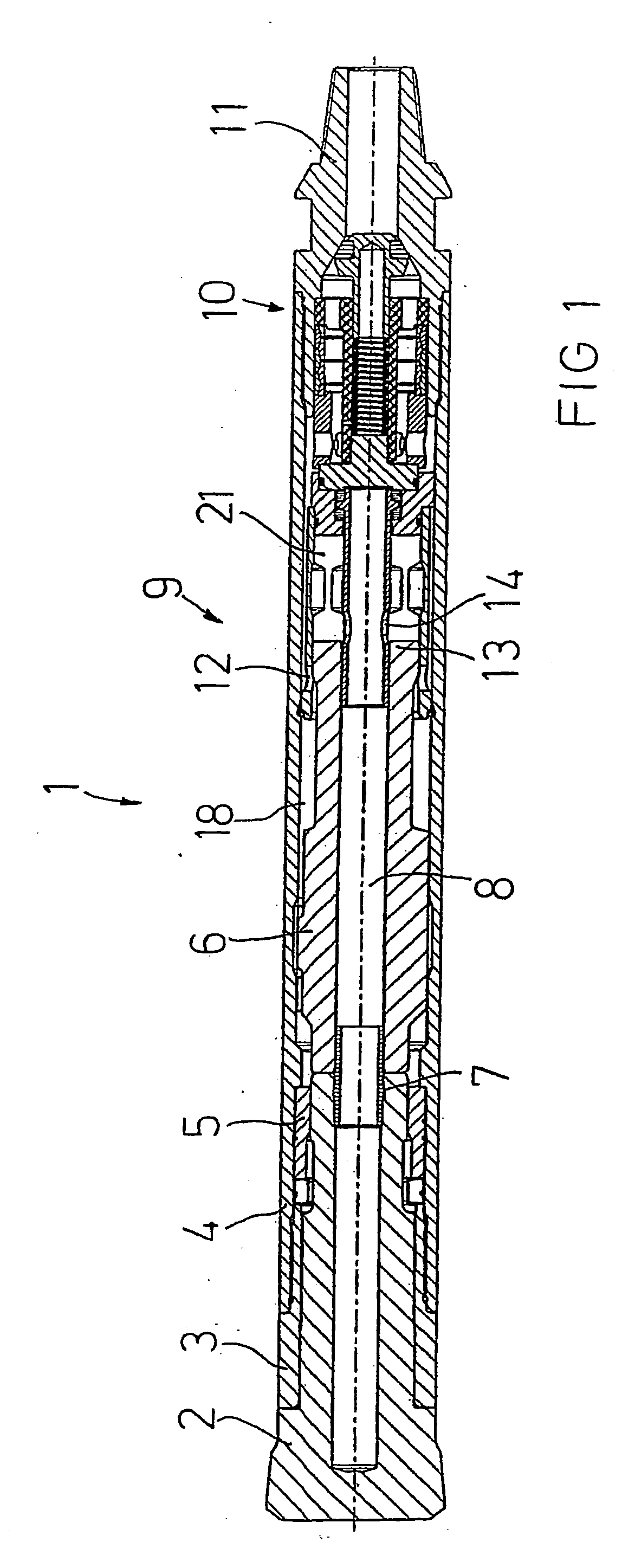 Compressed air percussive mechanism for a down hole hammer and down hole hammer