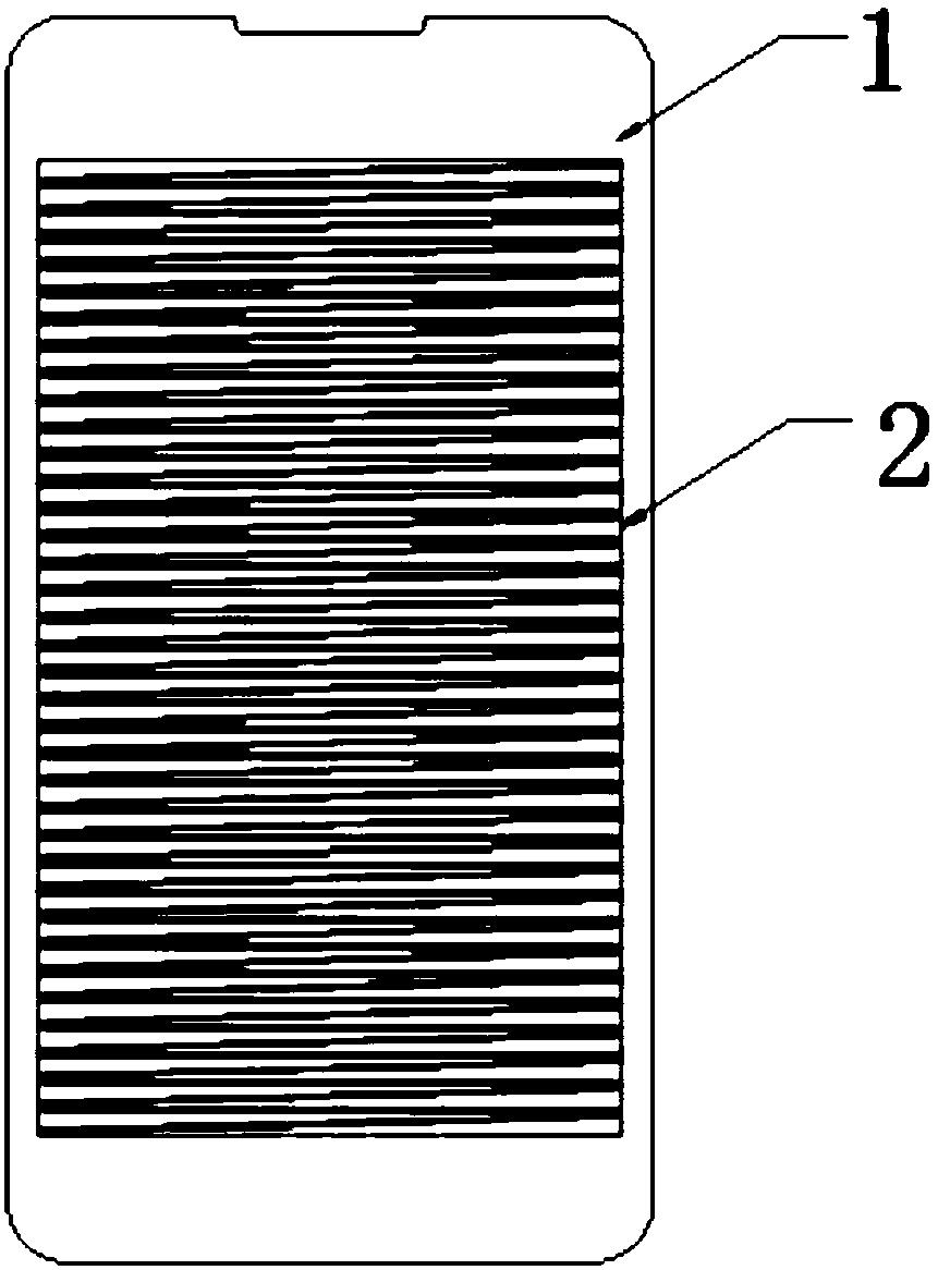 OGS capacitive touch screen and production method thereof