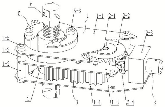 Device for quickly screwing steel bar splicing sleeve