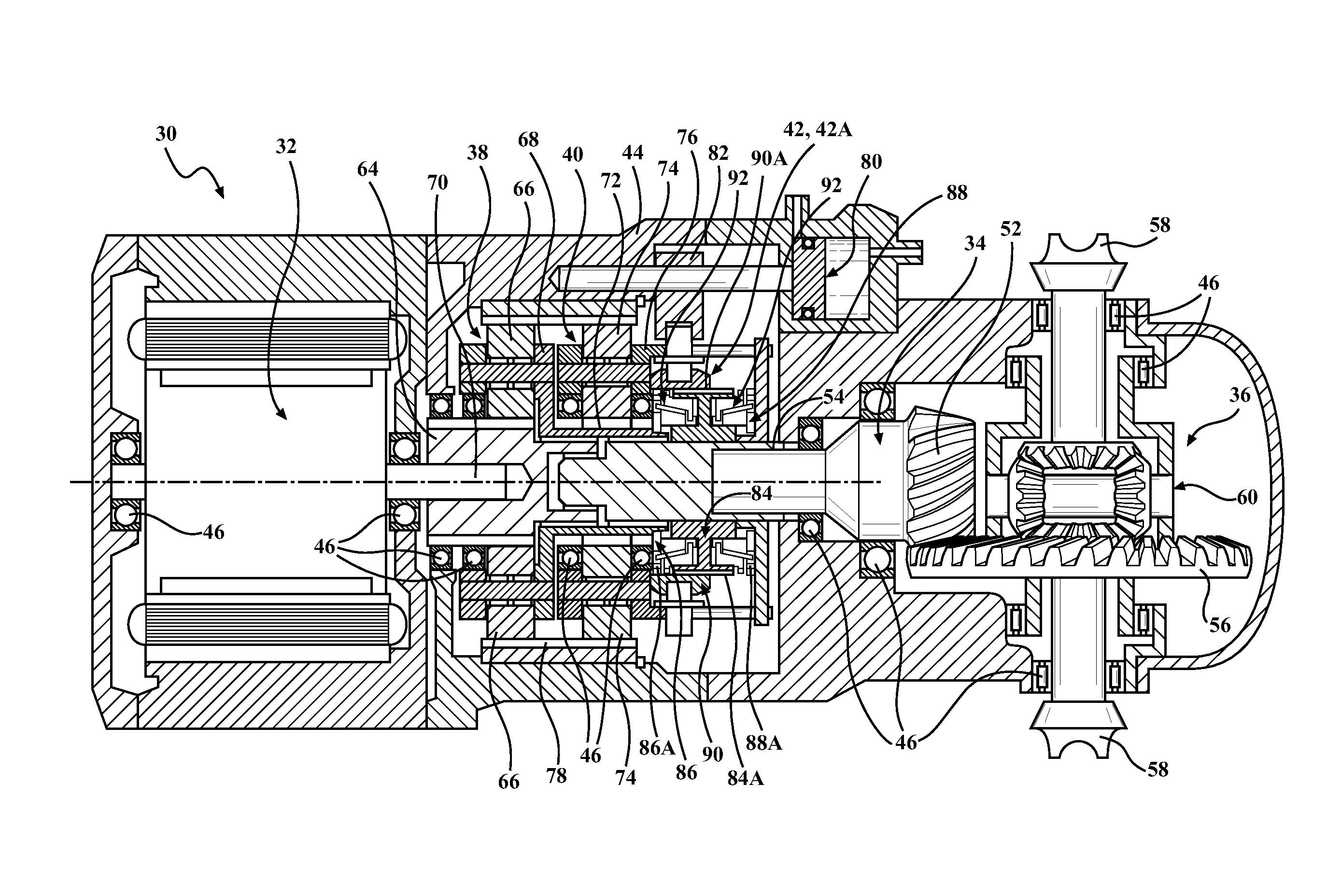 Electric drive unit and powertrain system incorporating the same