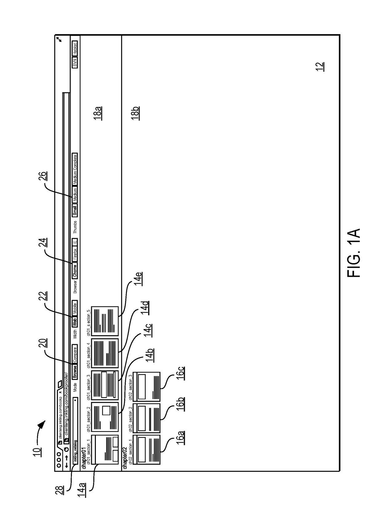 System and method for creating and displaying previews of content items for electronic works