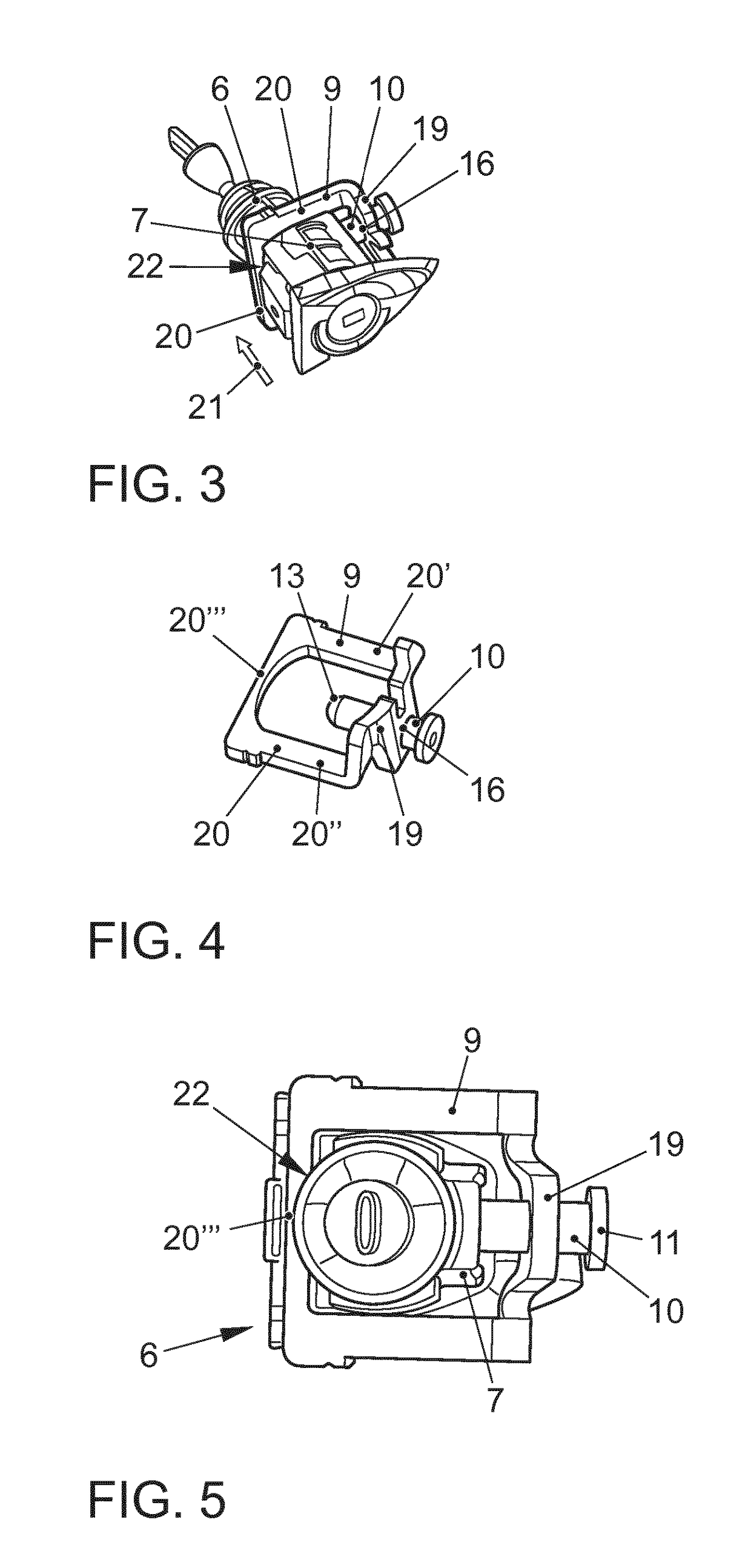 Locking device for a door or flap