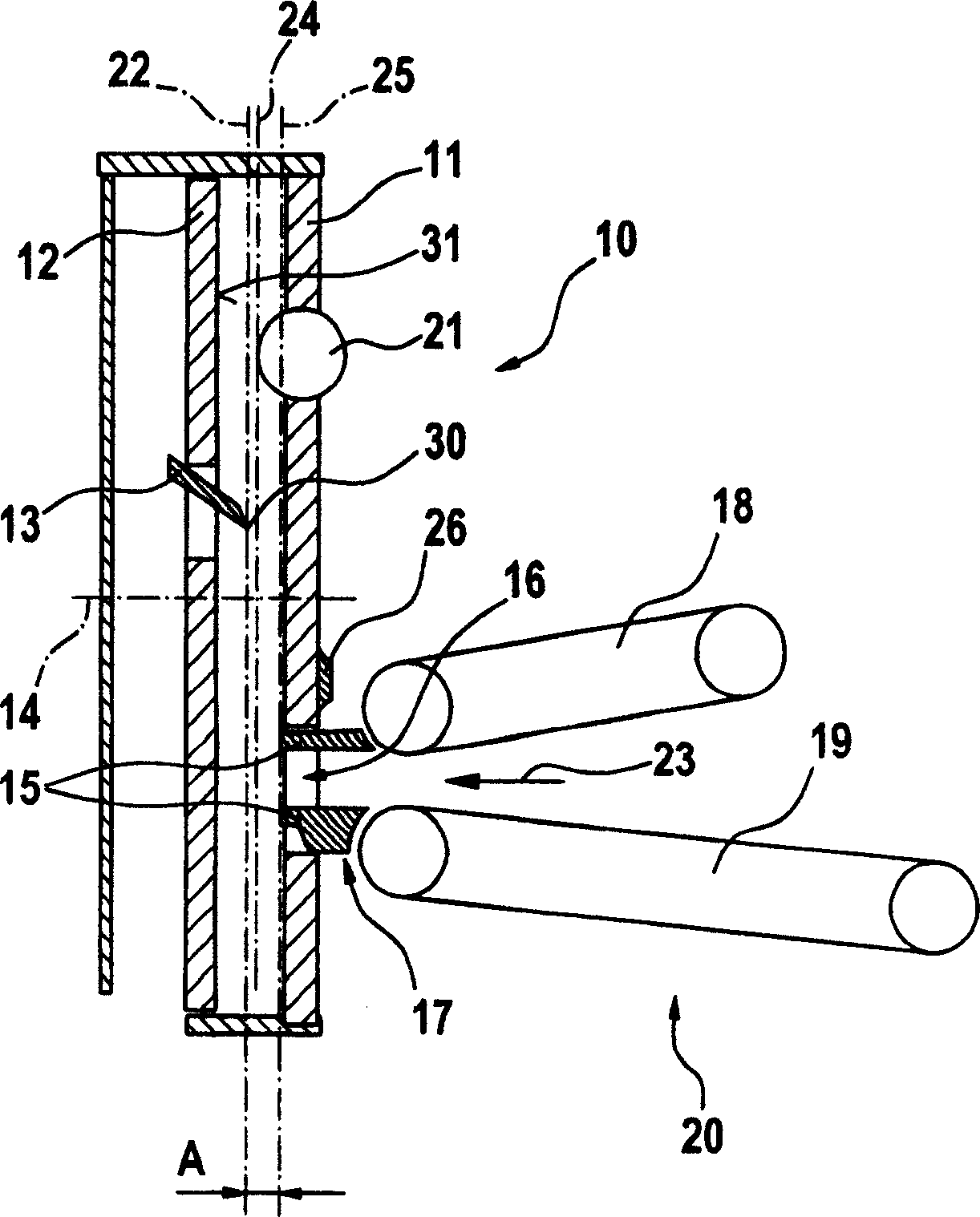 Device and method for cutting tobacco from a tobacco bale