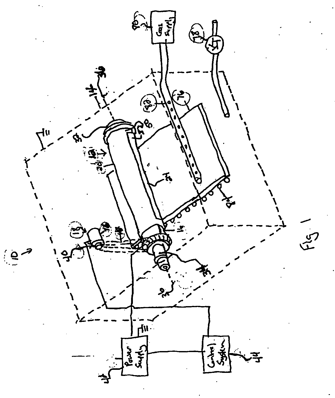 Oscillating shielded cylindrical target assemblies and their methods of use
