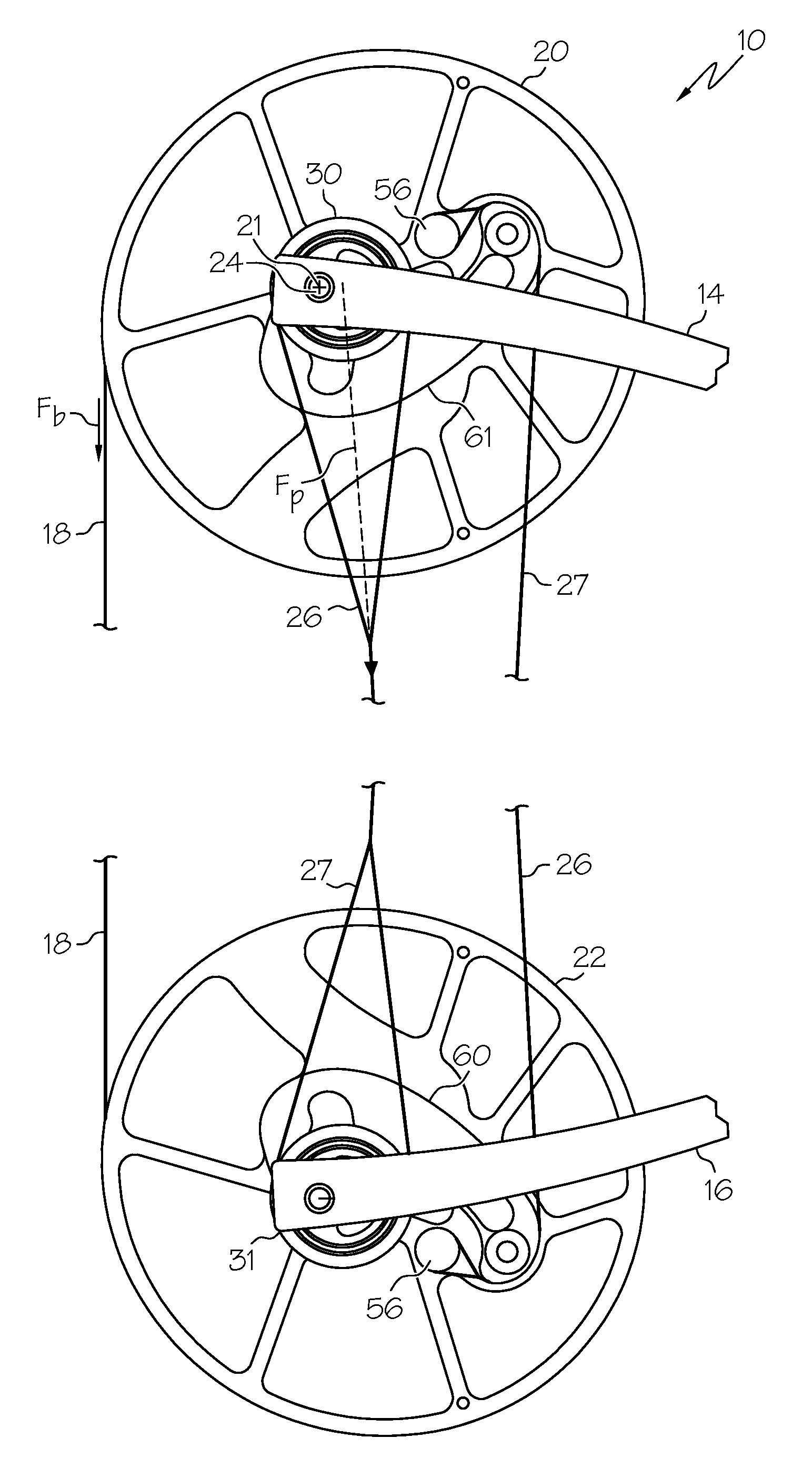 Archery bow with force vectoring anchor