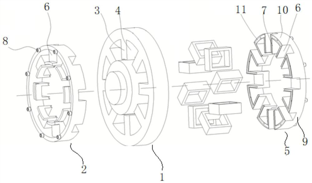 Stator assembly, magnetic suspension bearing and compressor