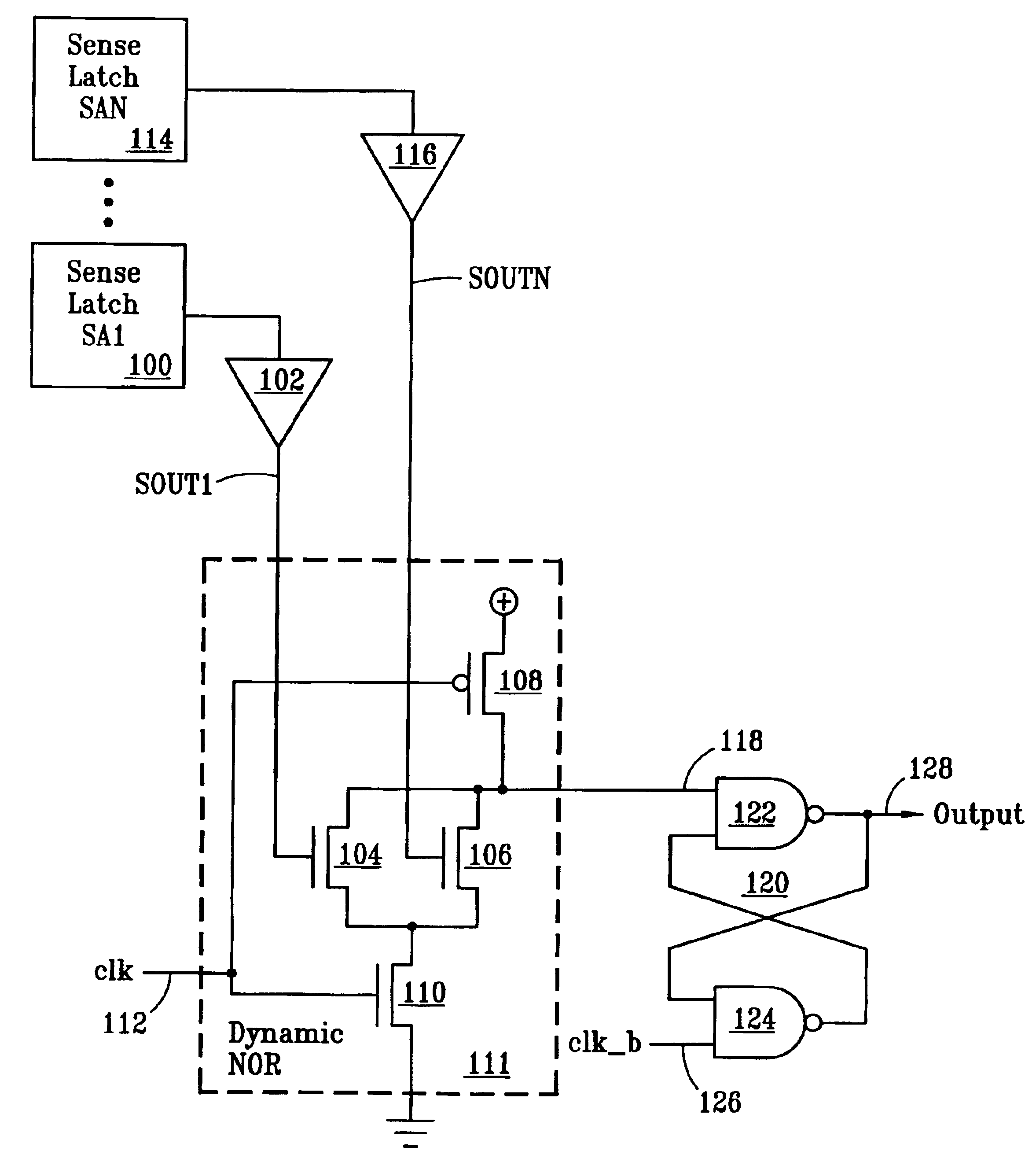 Latch type sense amplifier method and apparatus