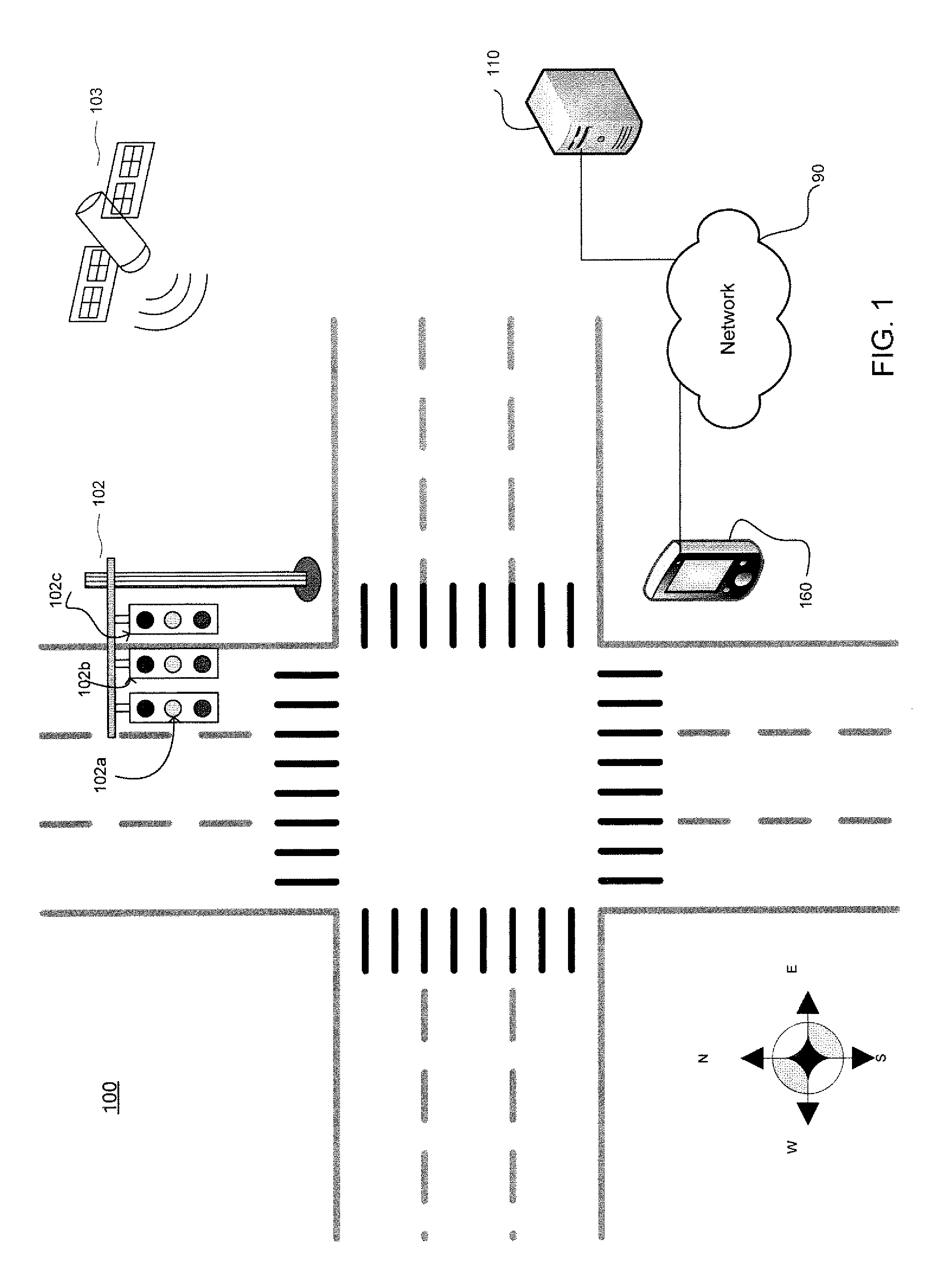 Traffic light detecting system and method
