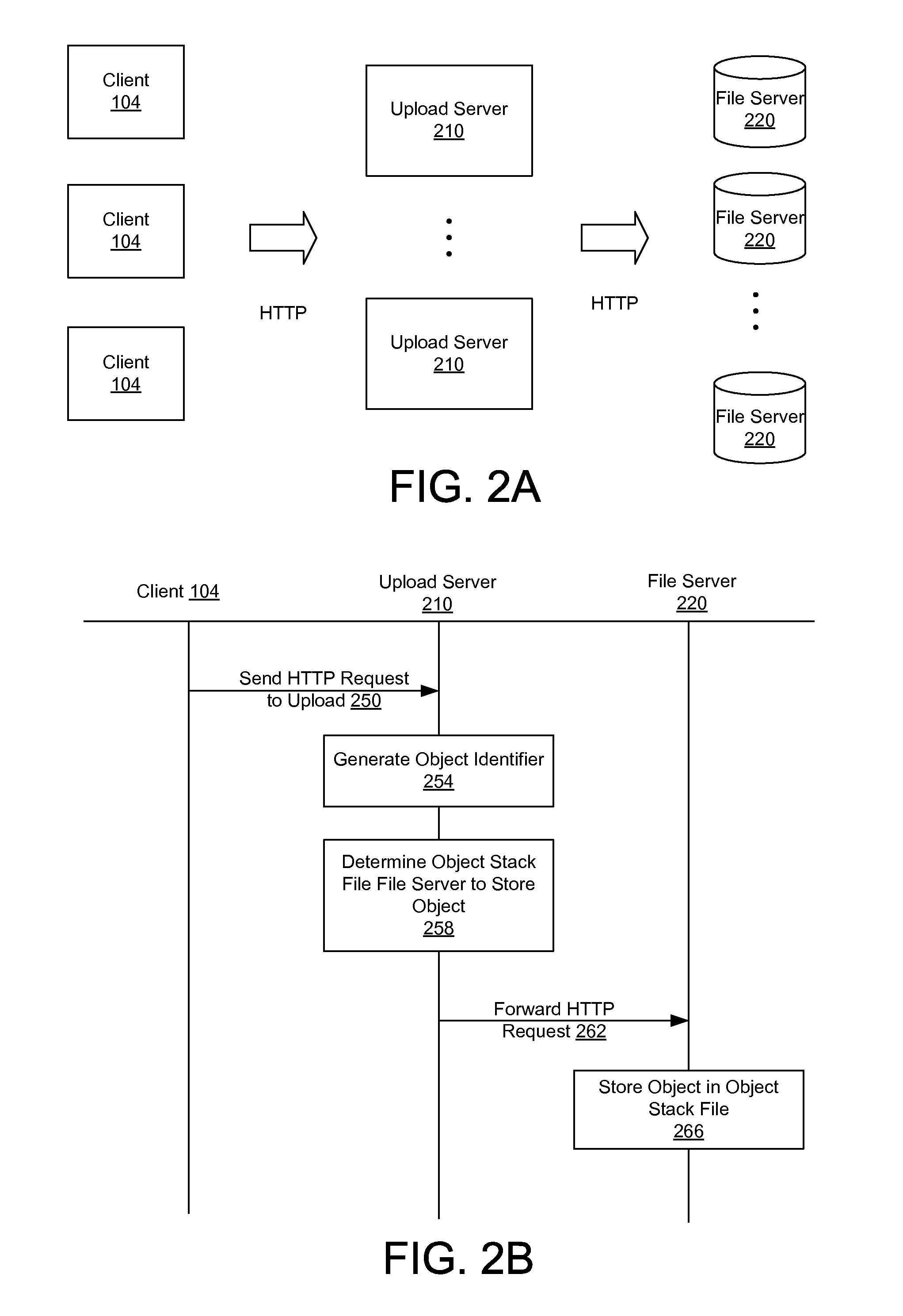 Efficient storage and retrieval for large number of data objects