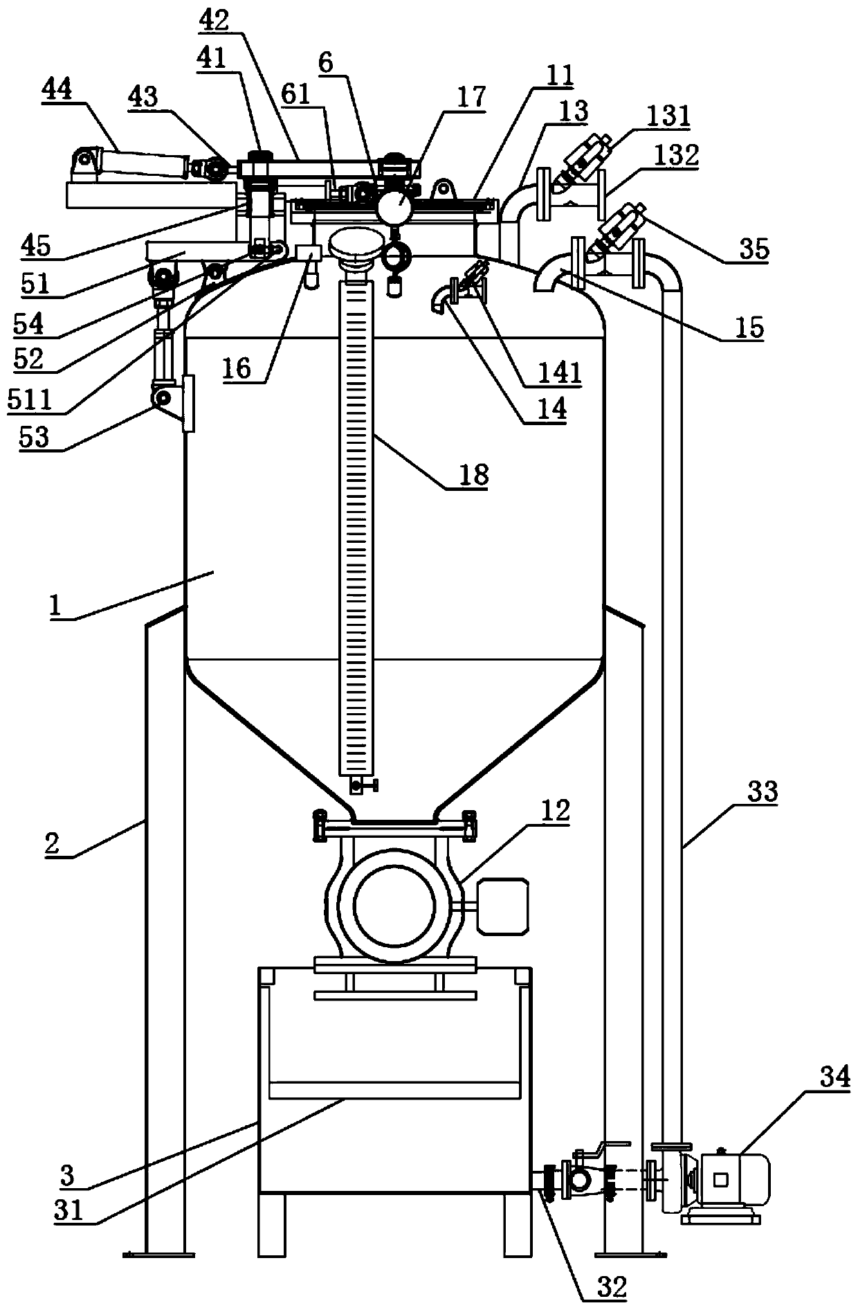 Full automatic vacuum impregnation device