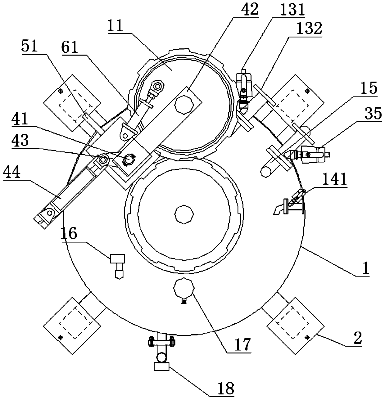 Full automatic vacuum impregnation device