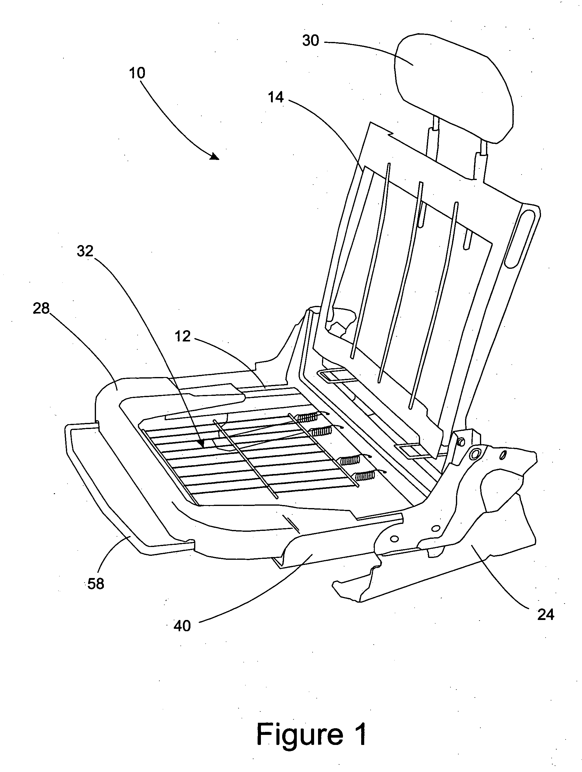 Truck slouch seat