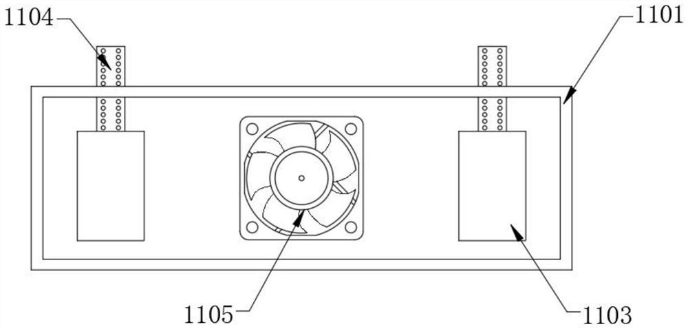 Storage device for composite sterile non-woven fabric bag