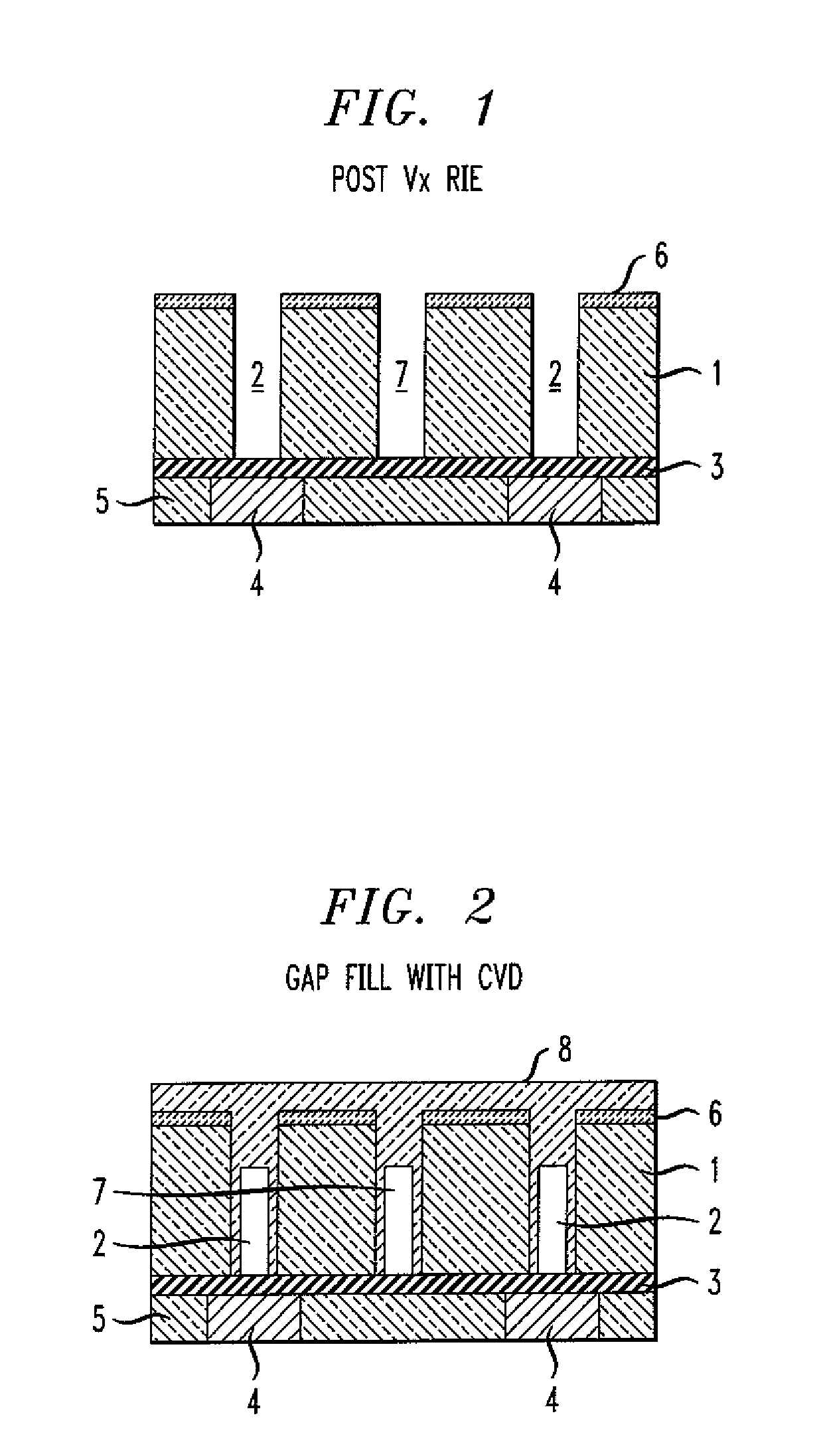 Circuit Structure with Low Dielectric Constant Regions and Method of Forming Same