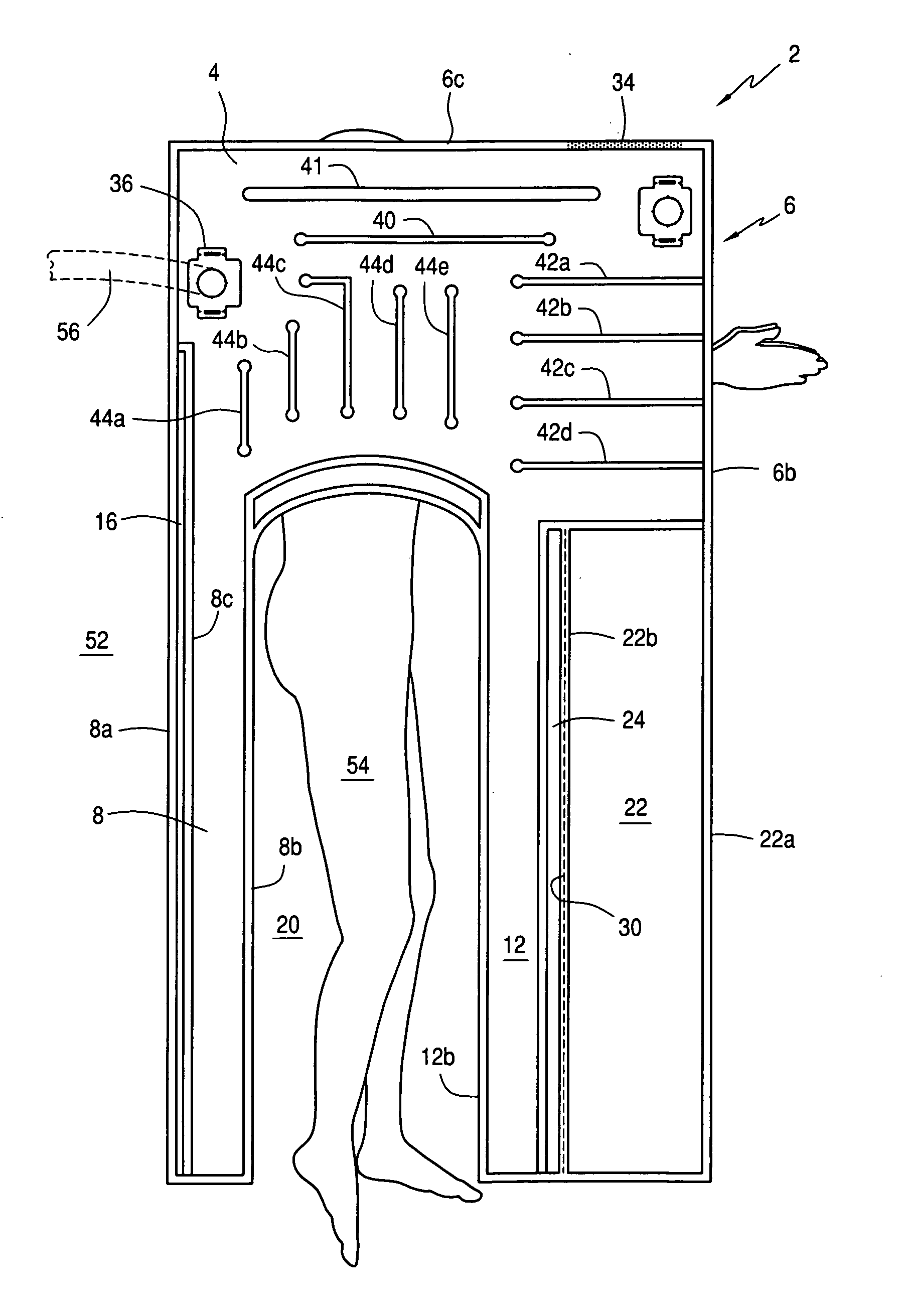 Lateral access blanket