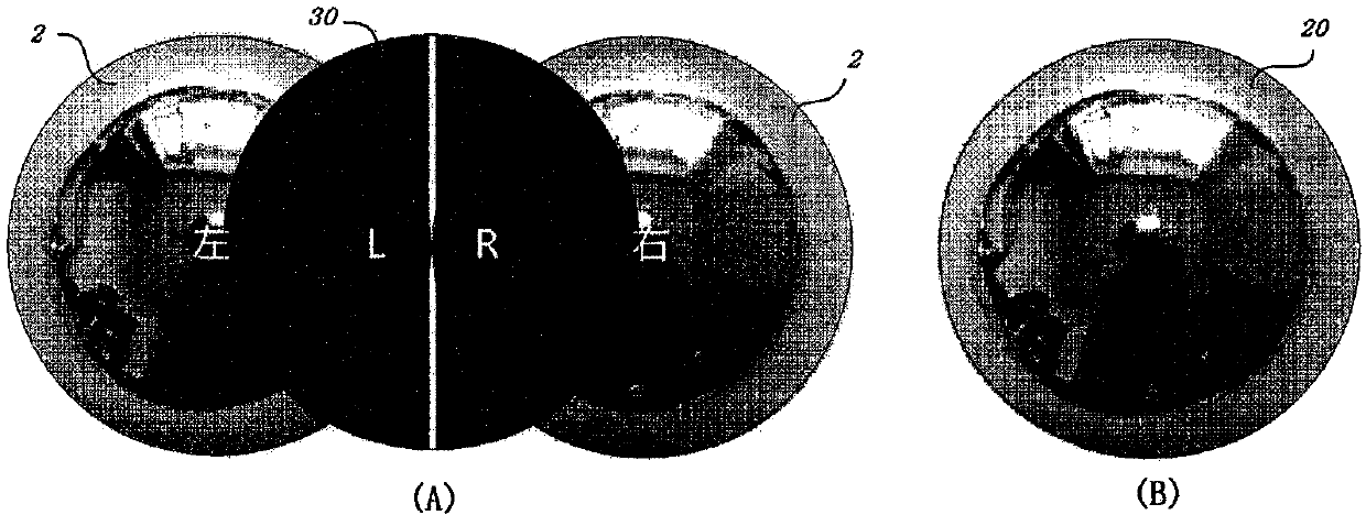 Omnibearing image acquisition composite lens