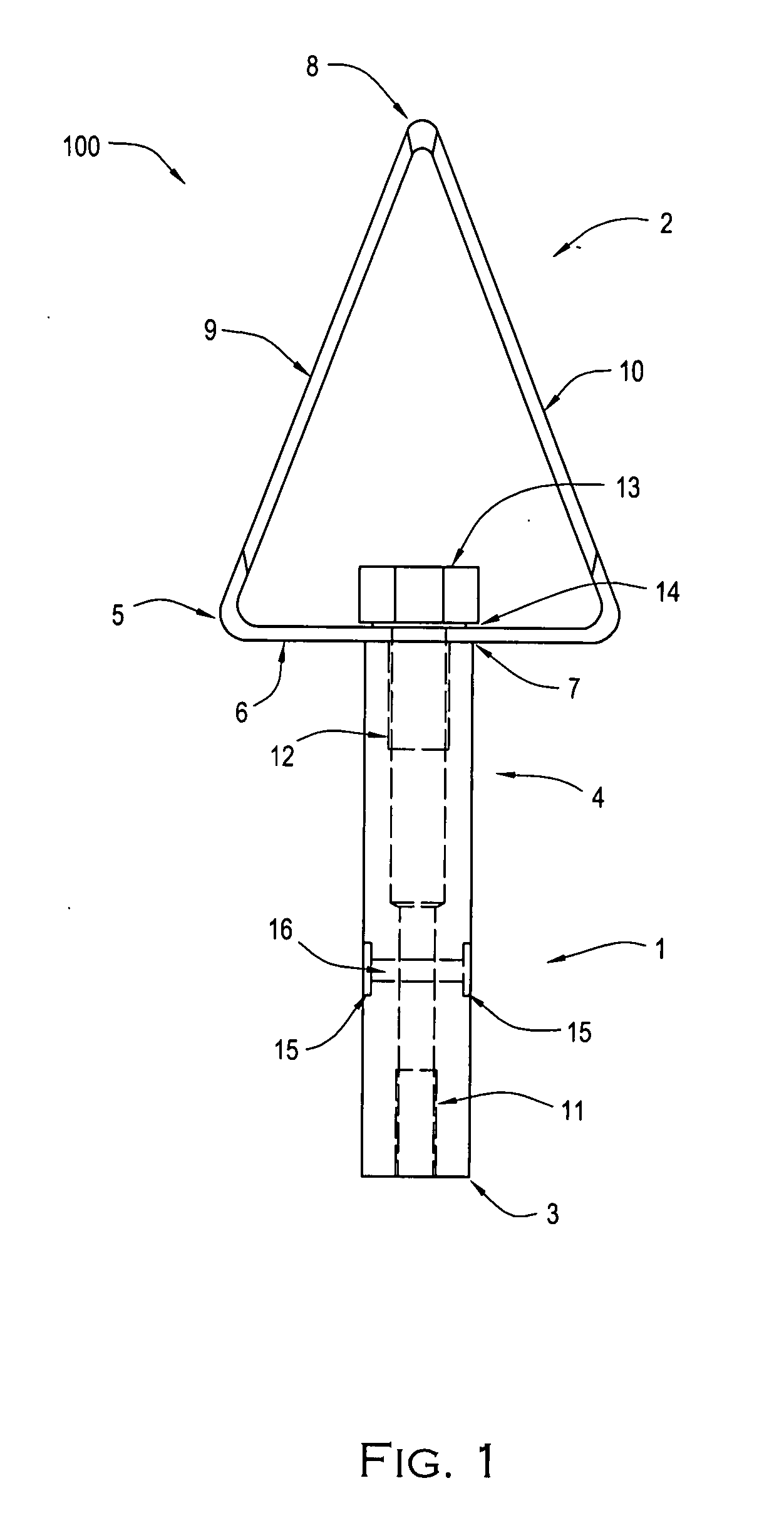 Rotary digging tool attachment for a hand-held power tool