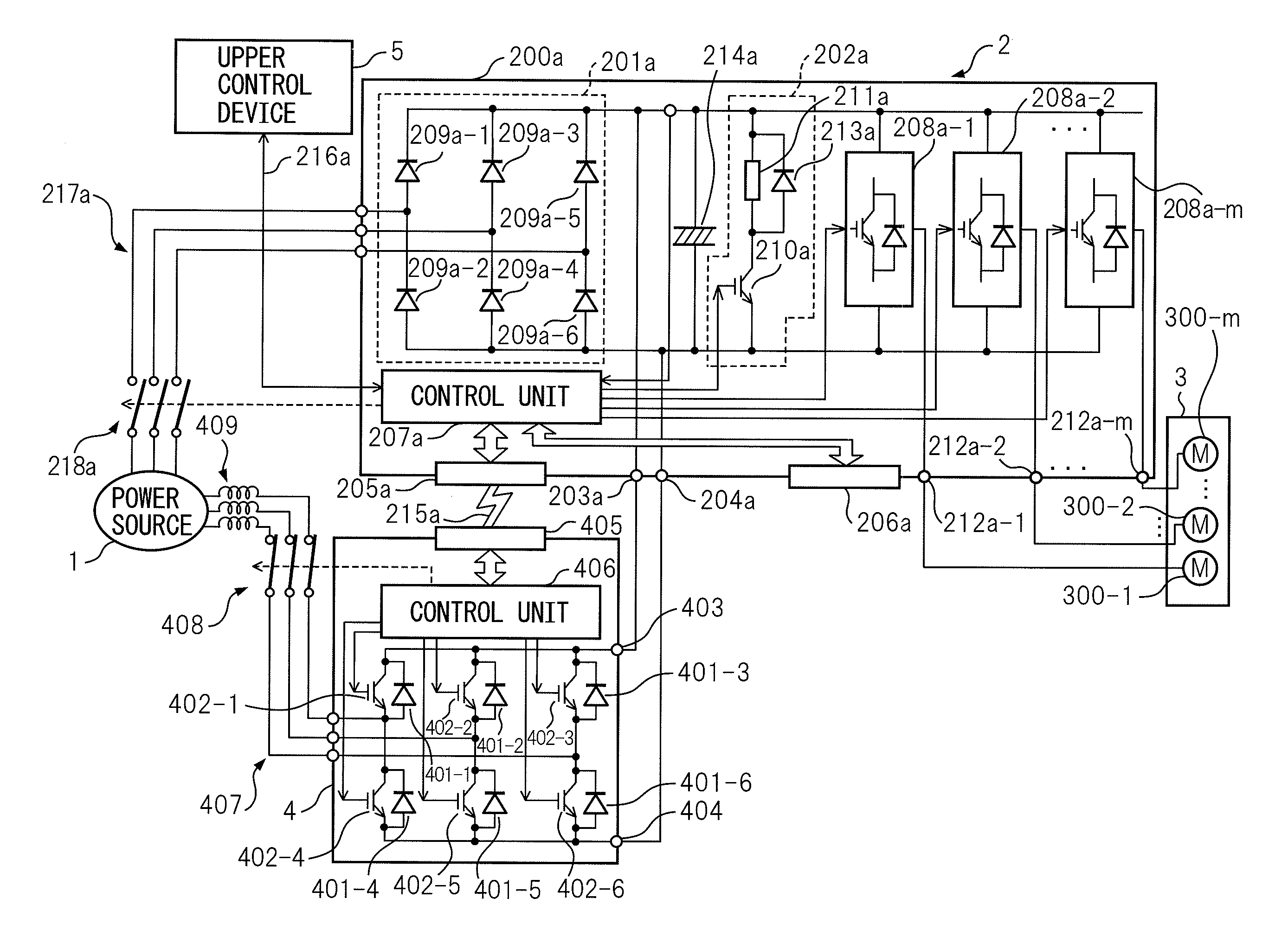 Servomotor drive device that drives servomotor connected to rotating shaft