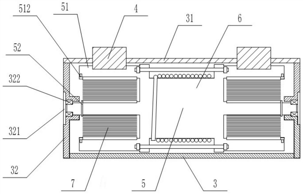 A safety rope device for overhaul of generator outlet switch