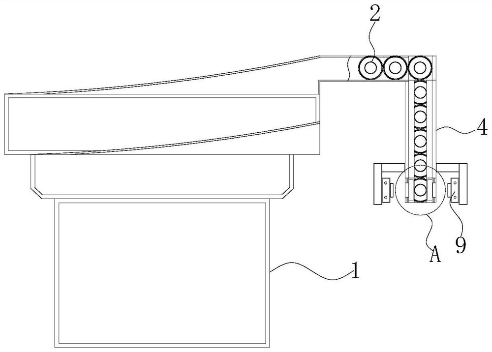 Circulating feeding machine for gear machining